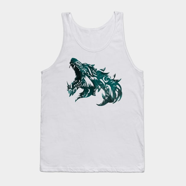 Valhalla, wolf Tank Top by Hedgeh0g